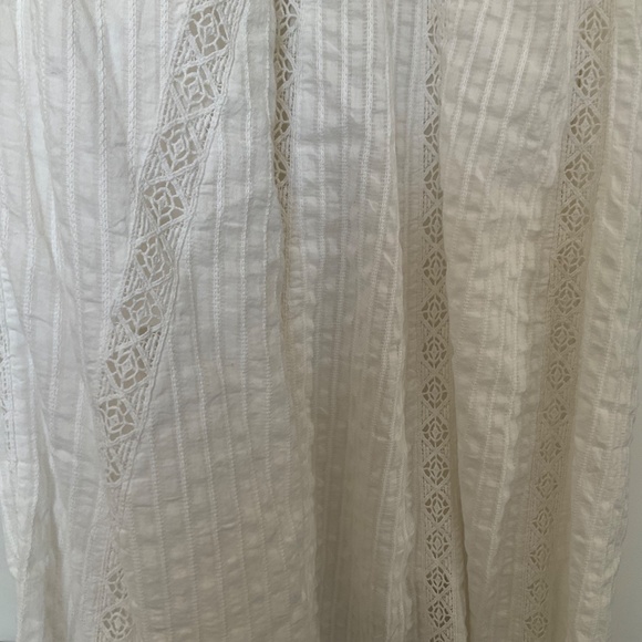 FREE PEOPLE Beautiful white cotton asymmetric dress - Picture 11 of 16